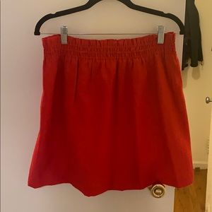 Red Mini Skirt